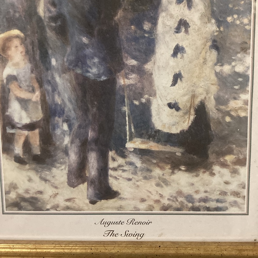 2 Gold Framed Art Prints -Renoir - Picture 5 of 6
